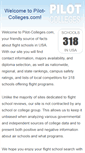 Mobile Screenshot of pilot-colleges.com