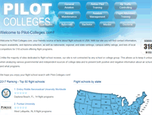 Tablet Screenshot of pilot-colleges.com